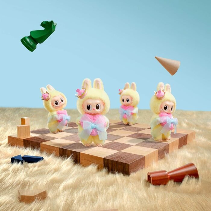 POPMART Labubu THE MONSTERS Let's Checkmate Series-Vinyl Plush Hanging Card - Image 2