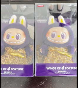 POPMART  LABUBU PRONOUNCE  WINGS OF FORTUNE Vinyl Plush Hanging Card photo review