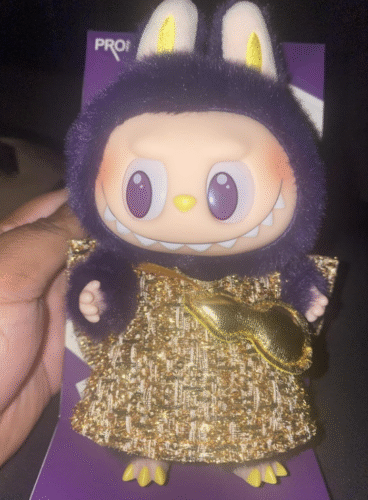 POPMART  LABUBU PRONOUNCE  WINGS OF FORTUNE Vinyl Plush Hanging Card photo review