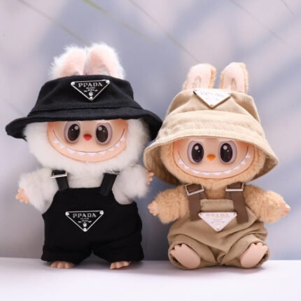 Labubu clothes black Labubu outfit gifts luxury doll fashion accessories