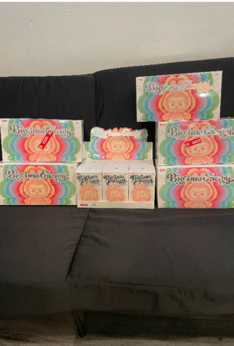 POPMART THE MONSTERS  Exciting Macaron LABUBU & Big into Energy&Have a Seat Vinyl Plush Blind Box photo review