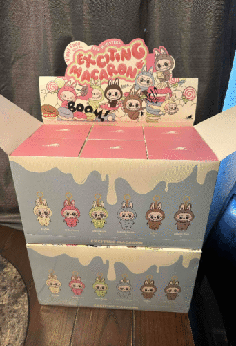 POPMART THE MONSTERS  Exciting Macaron LABUBU & Big into Energy&Have a Seat Vinyl Plush Blind Box photo review