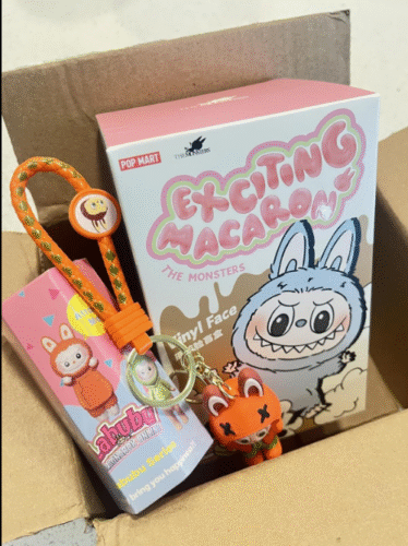 POPMART THE MONSTERS  Exciting Macaron LABUBU & Big into Energy&Have a Seat Vinyl Plush Blind Box photo review
